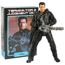 7&quot; NECA Terminator 2: Judgment Day T-800 Arnold Schwarzenegger PVC Action Figure - £23.21 GBP