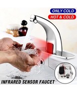 Smart Automatic Infrared Sensor Faucets Touchless Bathroom Basin Sink Fa... - $50.99