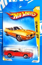 Hot Wheels 2008 New Models #29 &#39;70 Pontiac GTO Convertible Mtflk Orange w/ 5SPs - £4.73 GBP