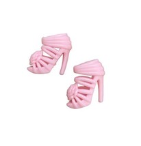 Barbie Doll Pink Sandal High Heel Shoes - $5.30