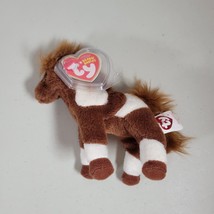 Ty Plush Thunderbolt Horse With Metal Keychain Clip Backpack Clip 2007 4... - $10.98
