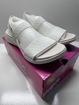 Skechers Go Walk Sandals 140026 White Goga Mat On The Go sz 10 New - £31.72 GBP