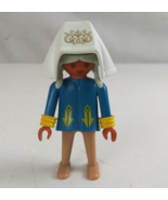 1974 Geobra Playmobile Native American Woman 2.75&quot; Toy Figure - £10.87 GBP