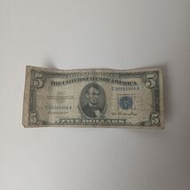 Five (5) Dollar Silver Certificate US Bank Note Series 1953 C30585906A - $19.95