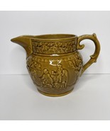 Tg Green Ltd Embossed Porcelain Pitcher Hunting Scene England Dogs  - $33.38 CAD
