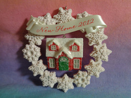 2012 Hallmark Keepsake New Home Christmas Ornament Snowflake Wreath Home - £7.89 GBP