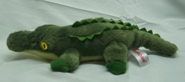 Aurora Soft Green Alligator Or Crocodile 10" Plush Stuffed Animal Toy - $14.85