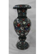 21 Inches Marble Planter Semi Precious Stone Inlay Work Flower Vase for ... - £1,836.55 GBP