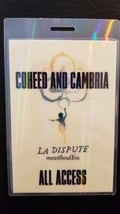 COHEED AND CAMBRIA - ORIGINAL 2016 EUROPEAN TOUR LAMINATE BACKSTAGE PASS - £94.39 GBP