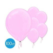 Pearlized Pink Bulk Latex Balloons 12&quot; 100 Ct - £11.54 GBP