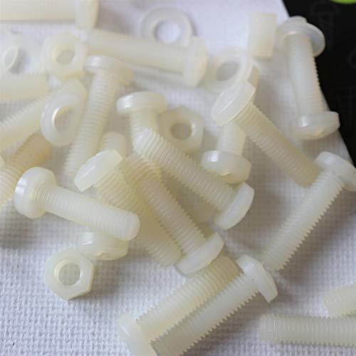 50 x Nylon Pan head, crosshead plastic machine screws, M5 x 20mm, Plasti... - $21.77