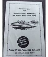 Fibreglass Evercoat instructions for repairing or rebuilding your boat - $13.12