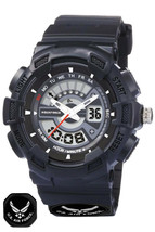 MENS TACTICAL WATCH ANALOG/DIGITAL STOP WATCH U.S. AIR FORCE 48C - £37.08 GBP