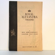 Antony &amp; Cleopatra Royal Alexandra Theatre Toronto 1947 Charlton Heston Playbill - £15.02 GBP