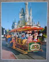 Walt Disney Photo Print 3541 Mickey Friends Welcome to the Magic Kingdom 1982 - £34.36 GBP