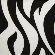 Zebra Print Dog Bowls - Black Melamine Stainless Steel Safari Diners 49 oz Size - £29.38 GBP