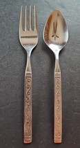 Oneida Limited 1881 Rogers Stainless Spanish Court Replacement Spoon Fork Set - £15.45 GBP