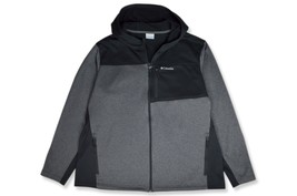 Columbia Mens Black Gray Harlem Park Full Zip Hoodie Sweater Sz 2XL XXL ... - $49.50