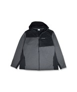 Columbia Mens Black Gray Harlem Park Full Zip Hoodie Sweater Sz 2XL XXL ... - $49.50