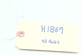 2003-2008 INFINITI FX45 FX35 FRONT RIGHT PASSENGER SEAT BELT BUCKLE H1869 image 14