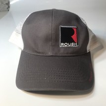 Rouch Racing Member 2014 Road Crew Gray Trucker Hat Mesh Nascar SnapBack U1 - £8.95 GBP