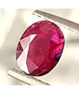 1.09 ct Oval Natural UNHEATED UNTREATED RUBY, MOZAMBIQUE, watch video - £89.15 GBP