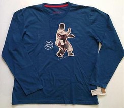 Nwt Mavi Jeans Ls Karate Graphic T-SHIRT Stamp Logo Men&#39;s Xl Extra Large Kung Fu - £26.35 GBP