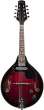 Stagg M50E Acoustic-Electric Bluegrass Mandolin with Nato Top - Redburst - £197.43 GBP