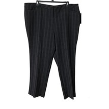 Avenue Tummy Control Trouser Plus Size 24 Plaid Slimming Dress Pants New... - £18.93 GBP