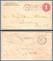 1900 US Cover - Kanawha Valley Bank, Charleston, West Virginia to Lewisburg Q6 - £2.32 GBP