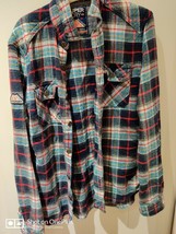 Superdry Shirt Size L Mens Long Sleeve - £18.58 GBP