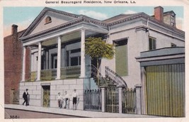 General Beauregard Residence New Orleans Louisiana LA Postcard C36 - $2.99