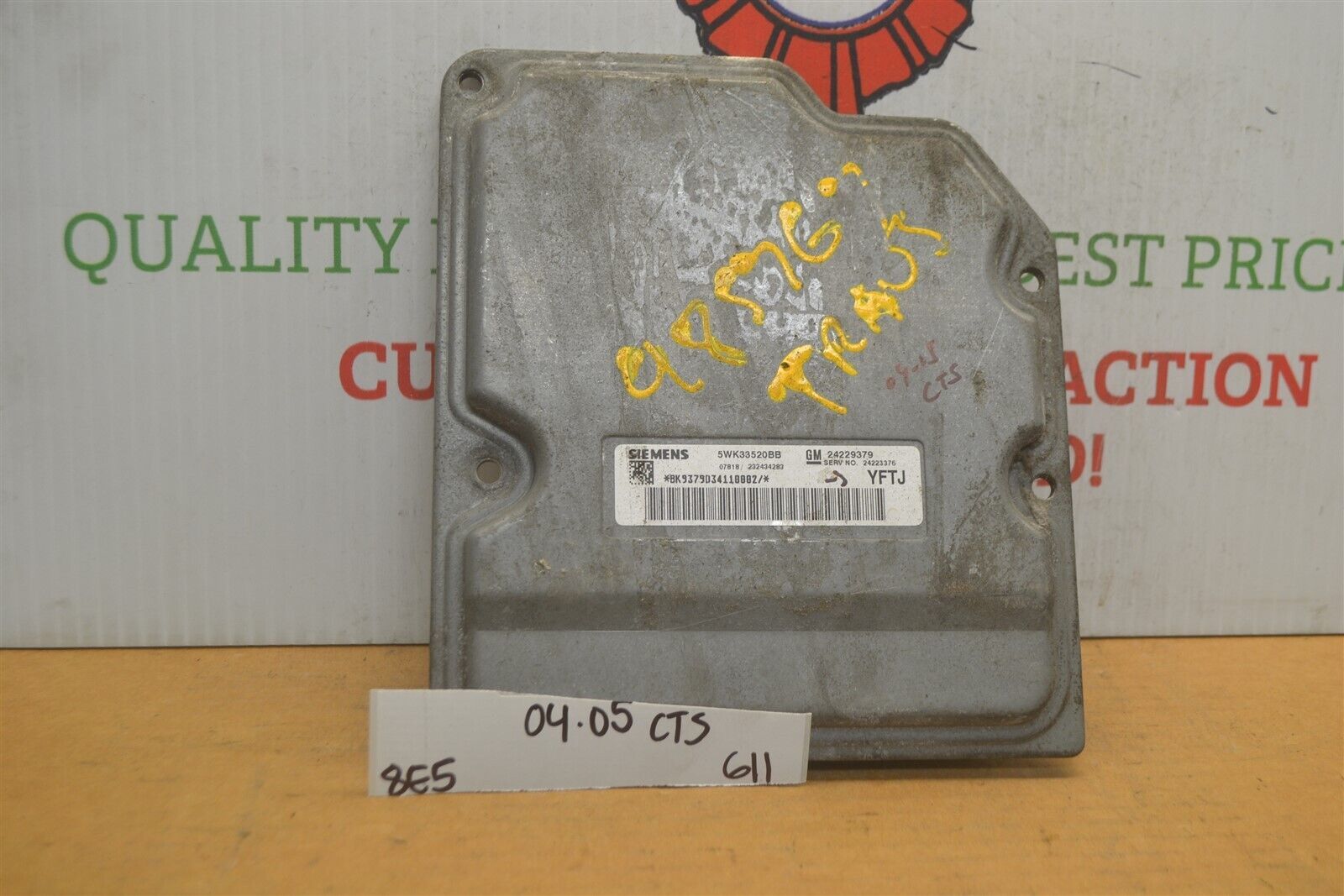 2004-2005 Cadillac CTS Transmission Control Unit TCU 24223376 Module 611... - $7.99