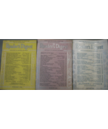 1941 Readers Digest, January, February and March issues of 1941. Very Go... - $30.00