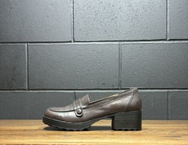 Vintage Y2K 90’s UNIONBAY Bettie Chunky Brown Platform Loafers Women’s S... - $54.96