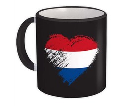 Dutch Heart : Gift Mug Netherlands Country Expat Flag Patriotic Flags National - $15.90