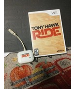 Wii Tony Hawk Ride Game &amp; USB Dongle Receiver w/ Manual - £10.87 GBP