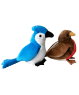 TY Early Robin &amp; Rocket Blue Jay Beanie Baby 1997 Vintage Beanie Babies - $25.74 CAD