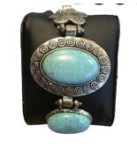 Women’s   Faux Turquoise &amp; Silver Colored Bracelet - $40.42 CAD
