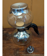 Pyrex Silex Pinehurst Glass Double Bubble Vacuum Coffee Maker Tested Works! - $48.19