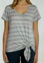 Matty M Ladies&#39; Tie Front V-Neck Top - $14.01+