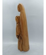 Vintage Olive Wood Sculpture Carving of Holy Family Mary Joseph Baby Jes... - $27.14 CAD