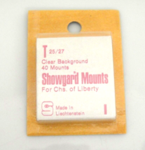 Showgard Clear Stamp Mounts T 25/27 Pack of 40 Champions of Liberty NOS (m7) - £1.13 GBP