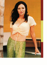 Shannen Doherty teen magazine pinup clipping by the pool sparky pants  - $3.50