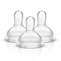 Medela Medium Flow Spare Nipples with Wide Base, 3 Pack, Compatible with... - £7.36 GBP