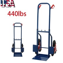 440Lb Heavy Duty Stair Climbing Moving Dolly Hand Truck Warehouse Applia... - £106.69 GBP