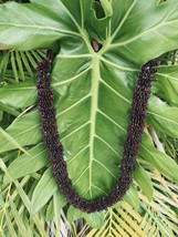 da Hawaiian Store Dark Koa Seed Lei Necklace - £20.43 GBP