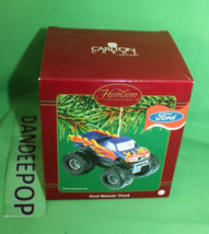 American Greetings Carlton Cards Heirloom Ford Monster Truck Ornament 107 - £19.45 GBP