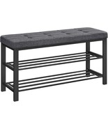 Songmics Shoe Bench, Storage Bench, Entryway Bench With Cushion, Shoe Sh... - $94.99