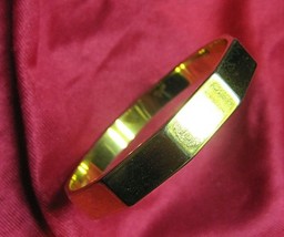 Bracelet # 214 Gold-Tone Bangle Monet - $12.00